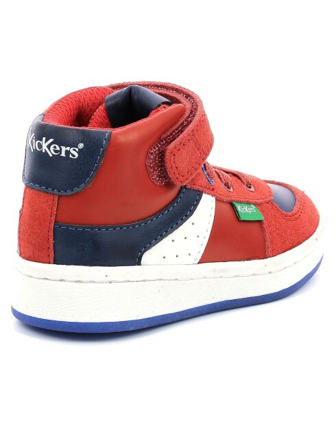 Bilbon Bb Mid rood/blauw/witte sneakers