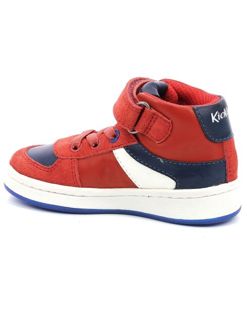 Bilbon Bb Mid rood/blauw/witte sneakers