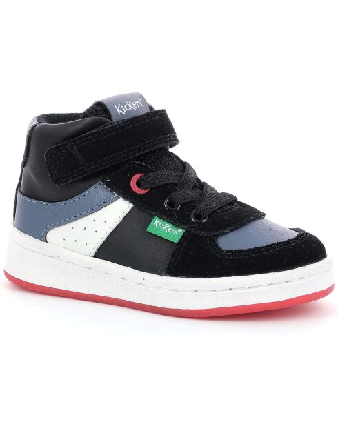 Bilbon Bb Mid zwart/grijs/witte sneakers