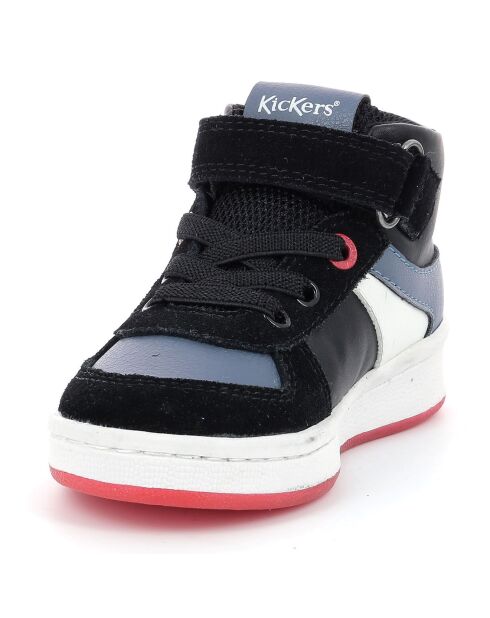 Bilbon Bb Mid zwart/grijs/witte sneakers