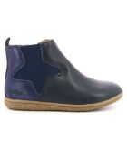 Boots en Cuir Vermillon marine