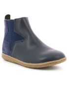 Boots en Cuir Vermillon marine