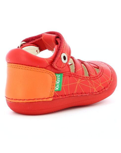 Salomés en Cuir Sushy rouge galactic