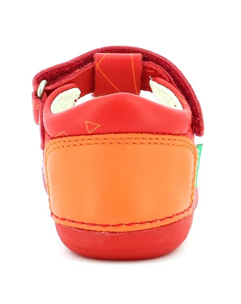 Salomés en Cuir Sushy rouge galactic
