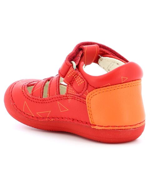 Salomés en Cuir Sushy rouge galactic