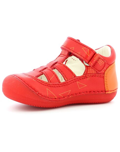 Salomés en Cuir Sushy rouge galactic