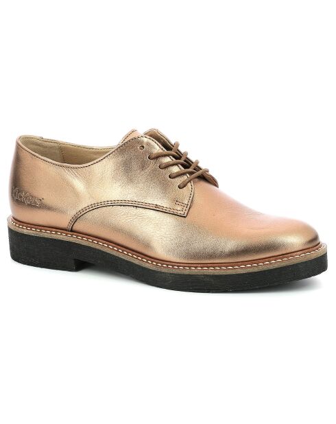 Derbies en Cuir Oxfork bronze