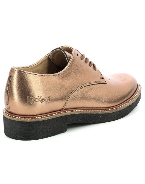 Derbies en Cuir Oxfork bronze