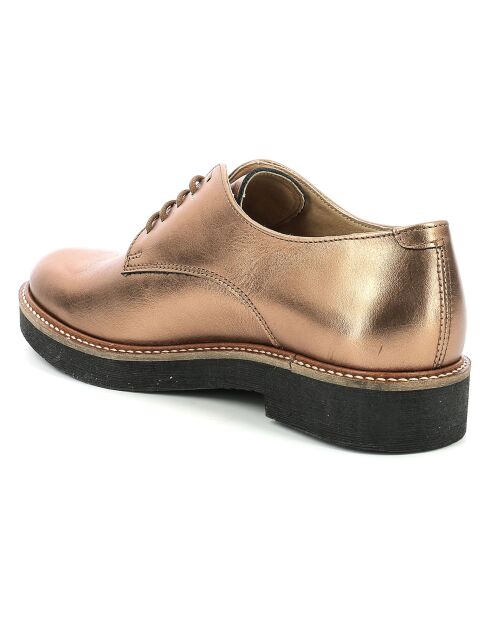 Derbies en Cuir Oxfork bronze