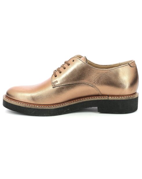 Derbies en Cuir Oxfork bronze