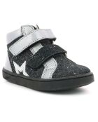 Sneakers en Cuir Lilukro noir/argenté