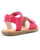 Sandales en Cuir Dyastar rose foncé
