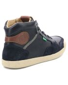 Sneakers en Cuir Trial High marine