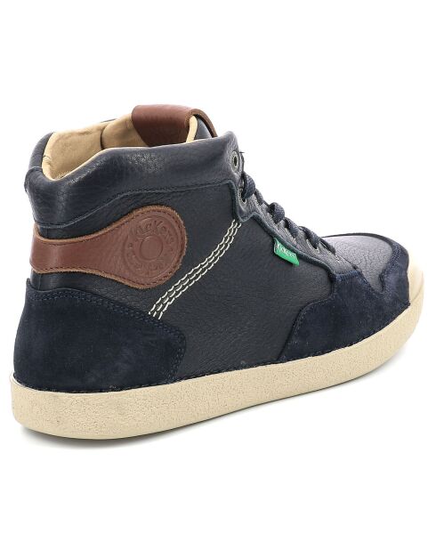 Sneakers en Cuir Trial High marine