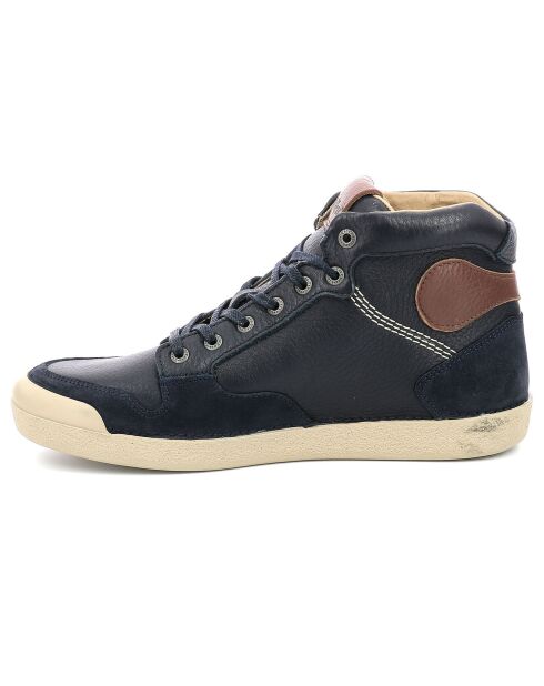 Sneakers en Cuir Trial High marine