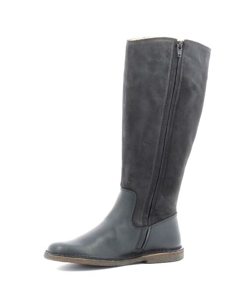 Bottes en Cuir Tintta noires