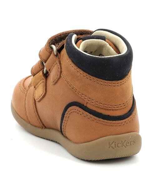 Bottillons en Cuir Bikro Mountain camel