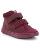 Sneakers en Cuir Likro bordeaux