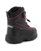 Boots fourrées Jump Wpf noir/rose brillant