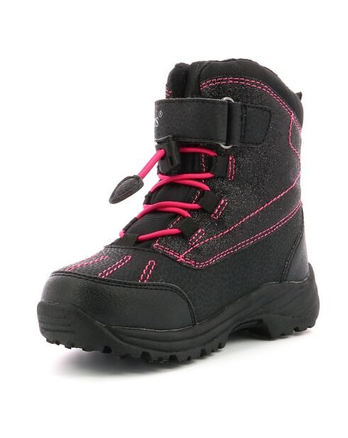 Boots fourrées Jump Wpf noir/rose brillant