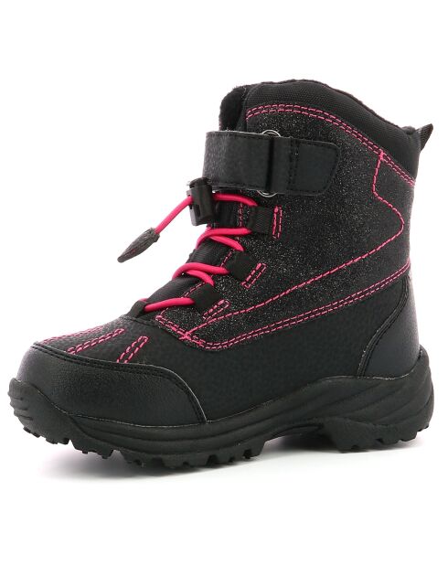 Boots fourrées Jump Wpf noir/rose brillant