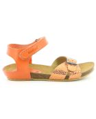Sandales en Cuir Bobbun orange clair