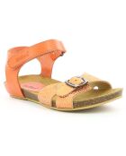 Sandales en Cuir Bobbun orange clair