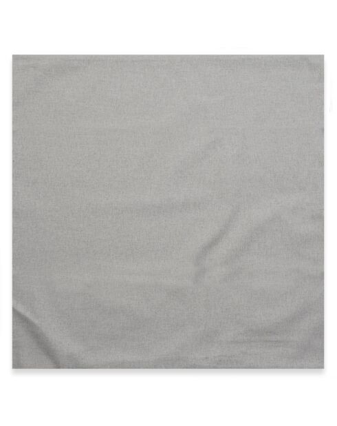 Drap housse en Coton & Lin gris