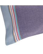 Hendaye blaues Jeans-Strandkissen, 26 x 40 cm