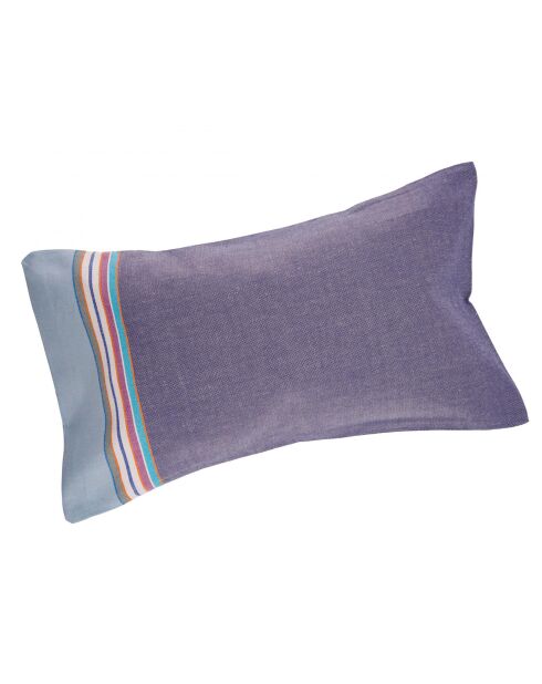 Coussin de plage Hendaye bleu jean - 26x40 cm