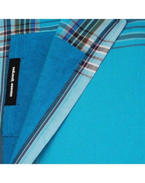 Serviette Kikoy Cap Ferret bleue - 165x95 cm