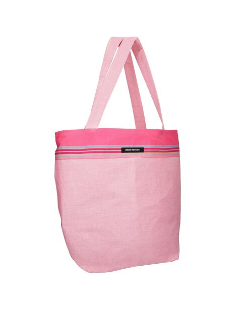 Sac de plage Nyali rose - 44x54x22 cm