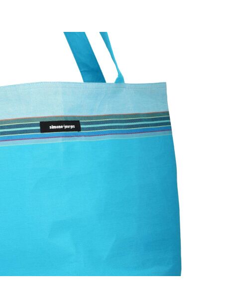 Sac de plage Cap Ferret bleu - 44x54x22 cm
