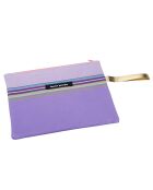 Pochette de plage Trinité violette - 20x28 cm