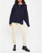 Pantalon en Velours lisse Alby  beige