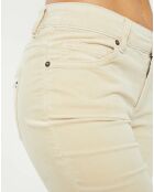 Pantalon en Velours lisse Alby  beige