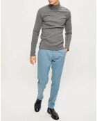 Pantalon chino slim bleu ciel