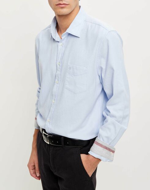 Chemise regular Stretch bleu ciel