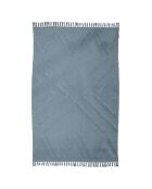 Tapis en coton noos bleu/gris - 120x180 cm
