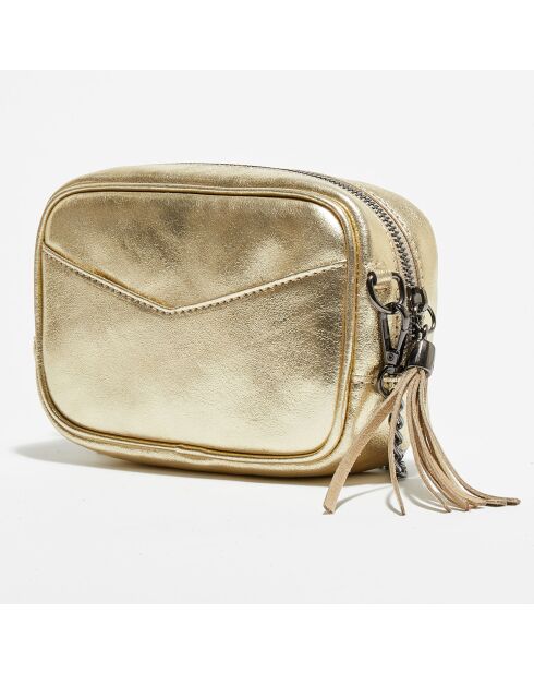 Gold Pat leren schoudertas - 10x18x5 cm