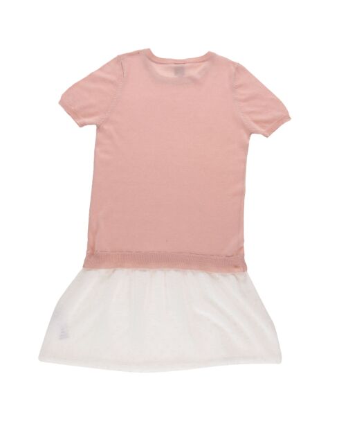 Robe Russy rose/blanc