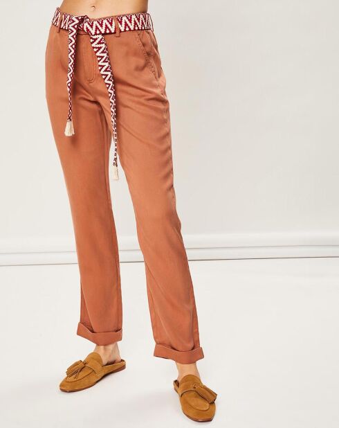 Pantalon Aaron terracota