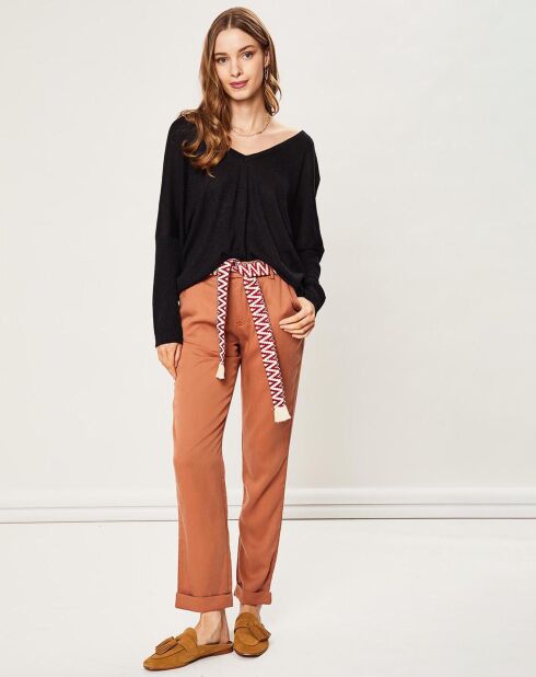 Pantalon Aaron terracota