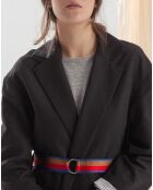 Manteau en Coton & Lin Manet noir