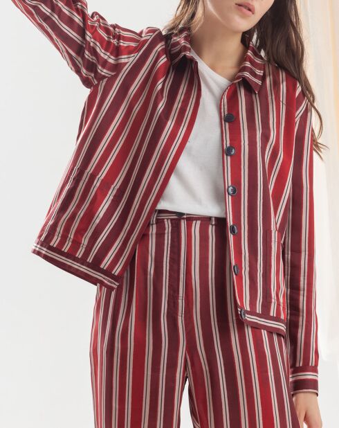 Veste légère Verone rayée rouge