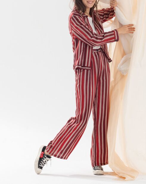 Veste légère Verone rayée rouge