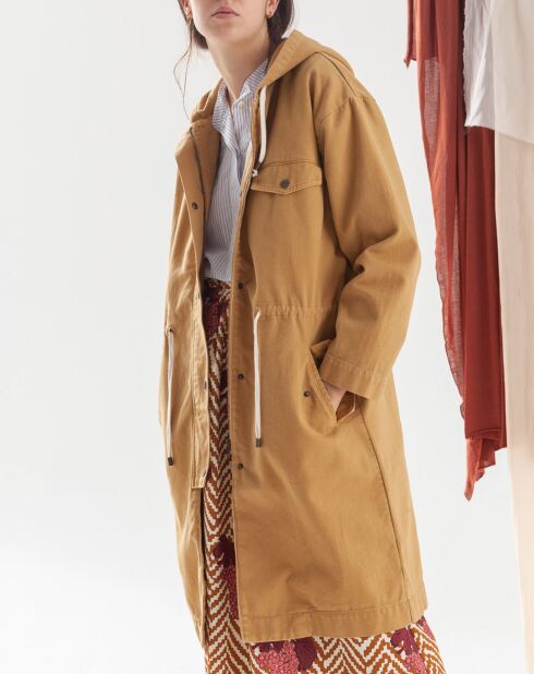 Parka légère en Toile de coton Vavin beige