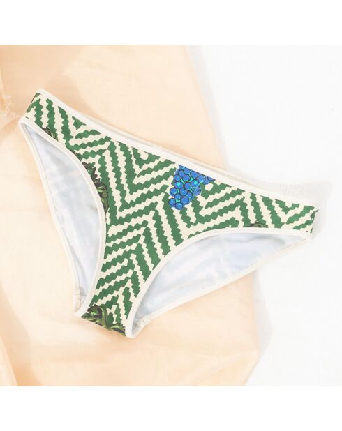 Pantalones de baño Alice con estampado verde/azul