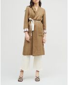 Manteau en Lin mélangé Irma camel