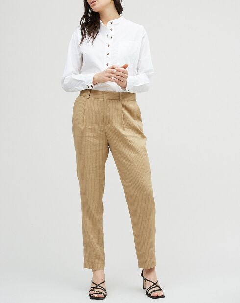 Pantalon en Lin mélangé Philou beige